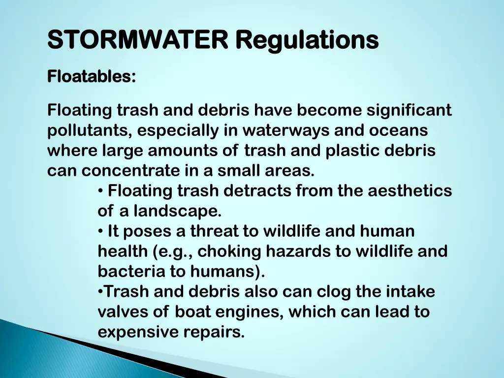 stormwater regulations stormwater regulations 1
