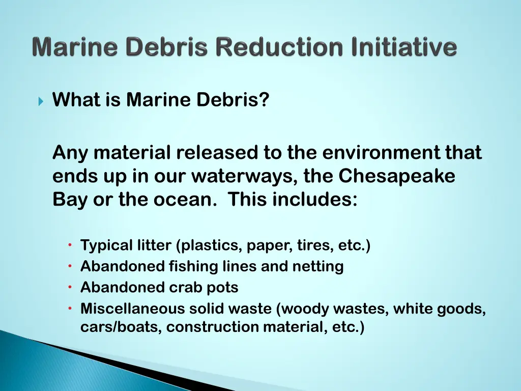 what is marine debris