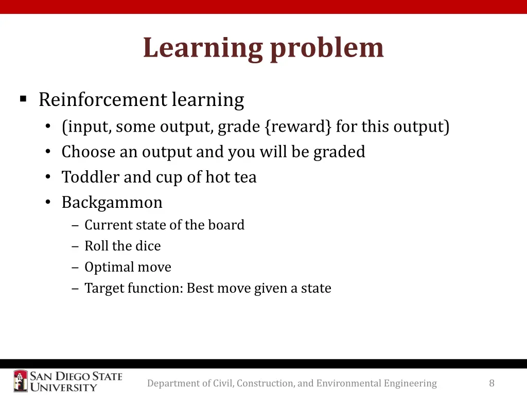 learning problem