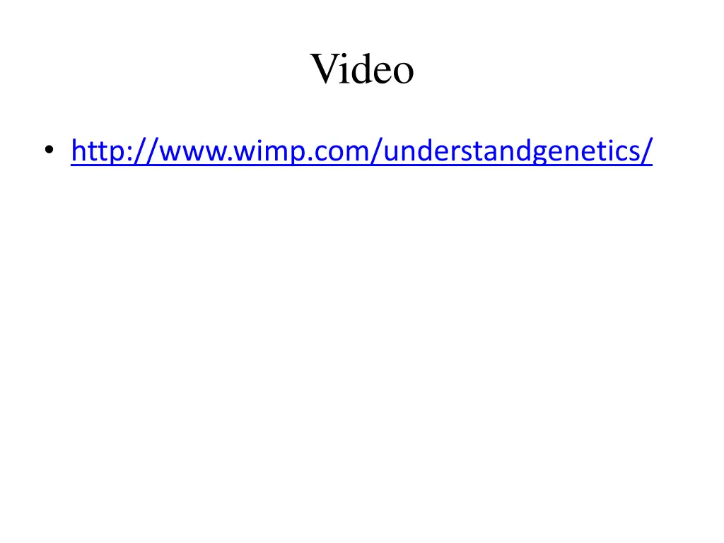video