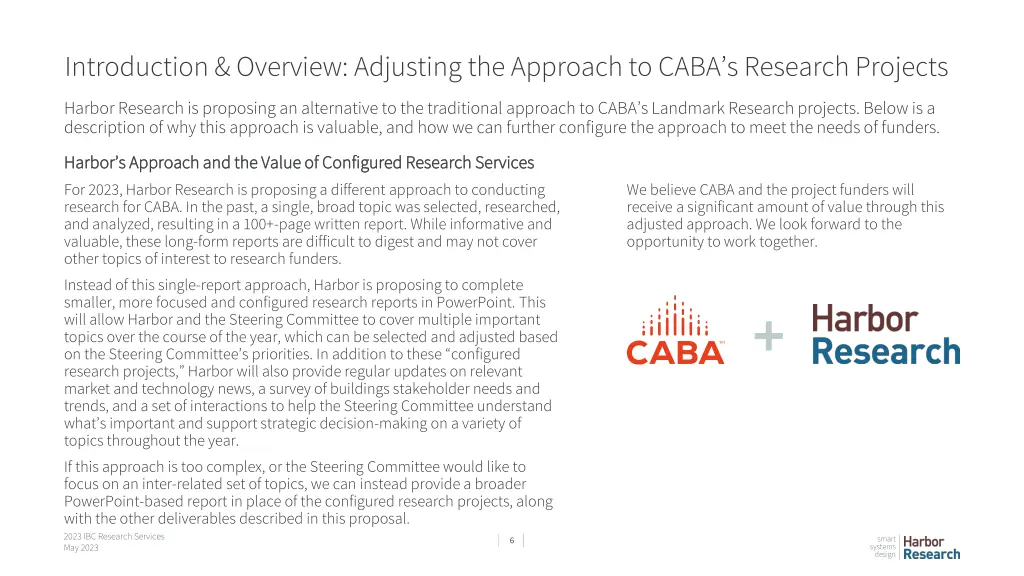 introduction overview adjusting the approach