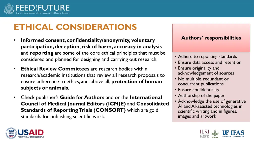 ethical considerations