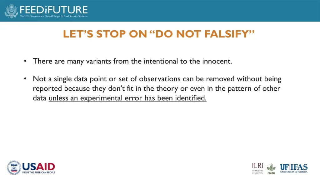 let s stop on do not falsify