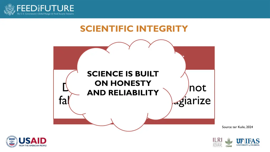 scientific integrity