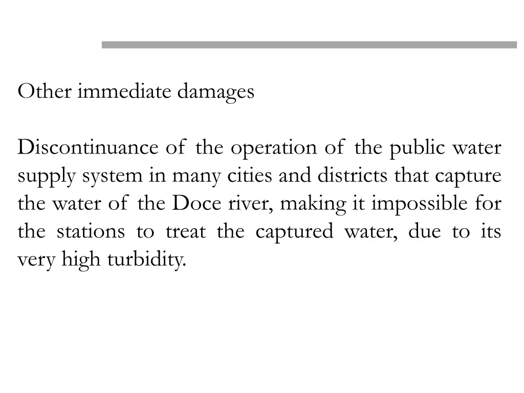 other immediate damages
