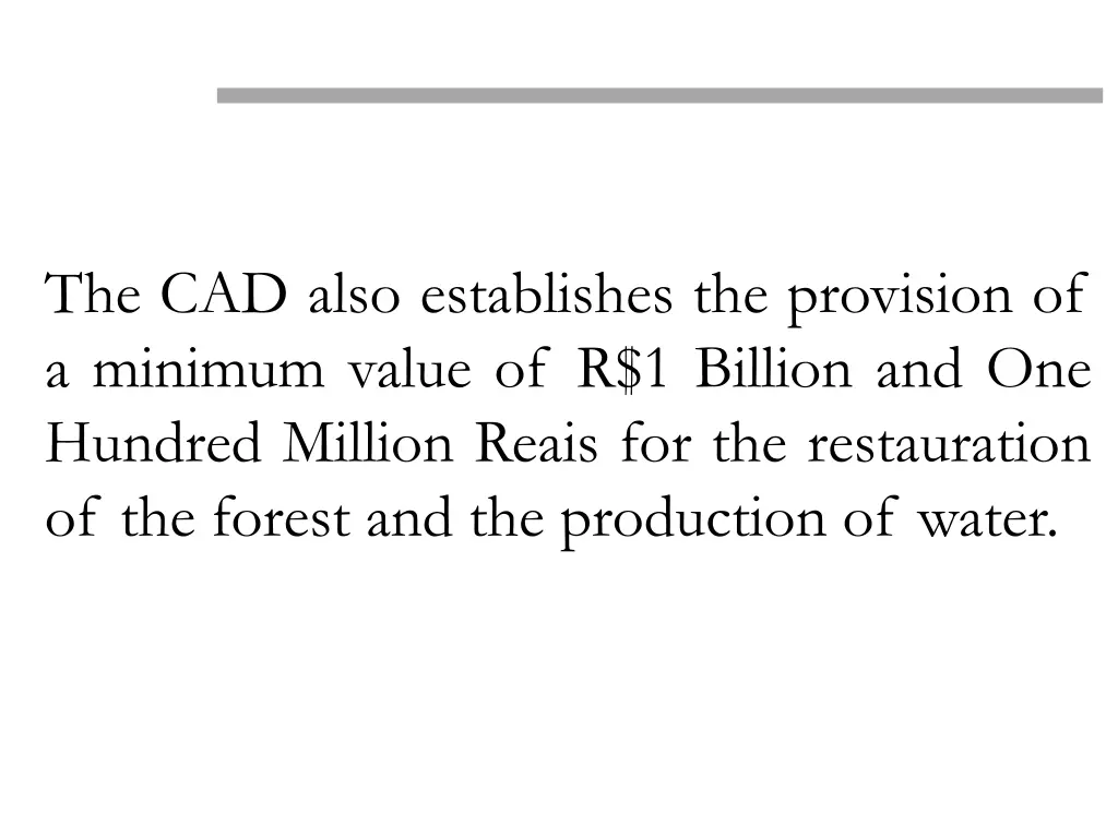 the cad also establishes the provision