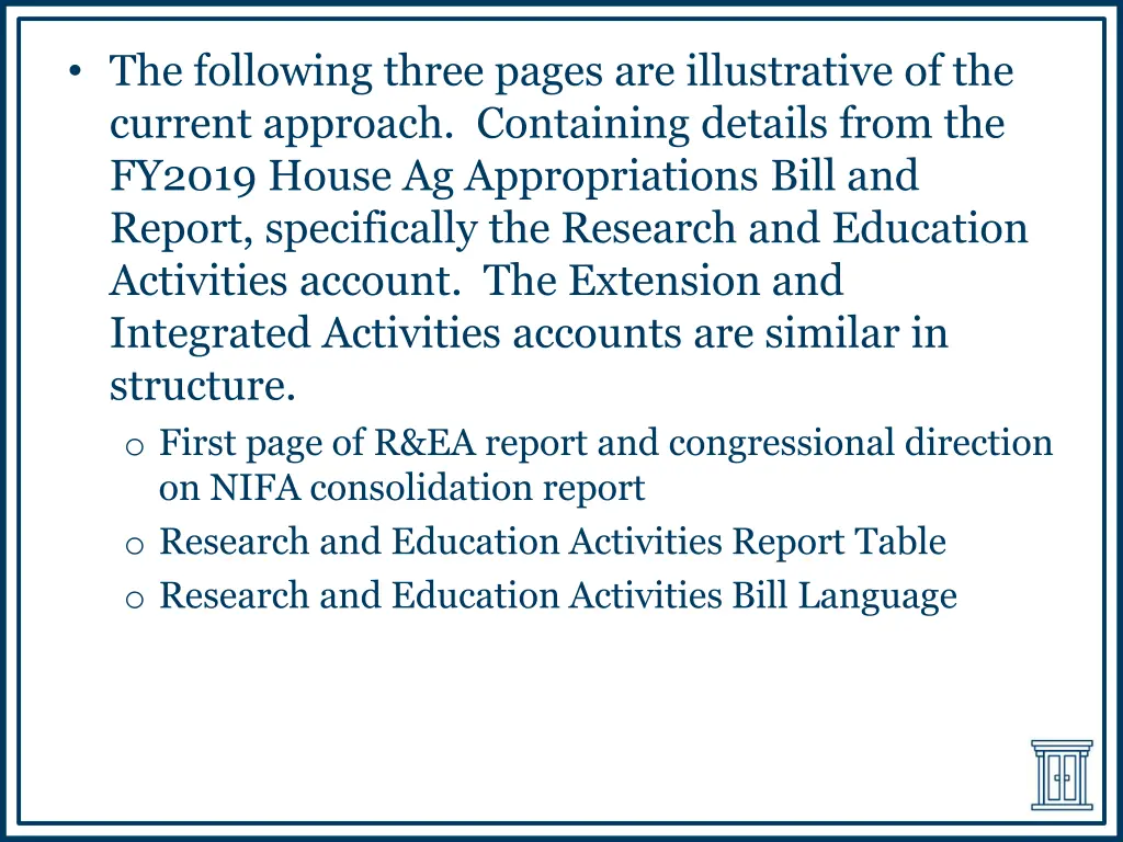 the following three pages are illustrative