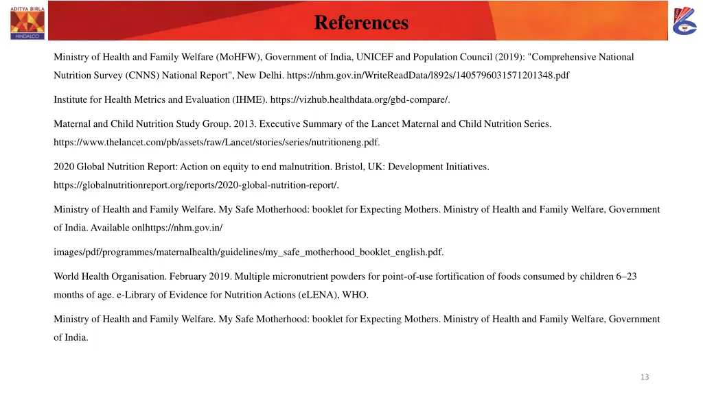 references