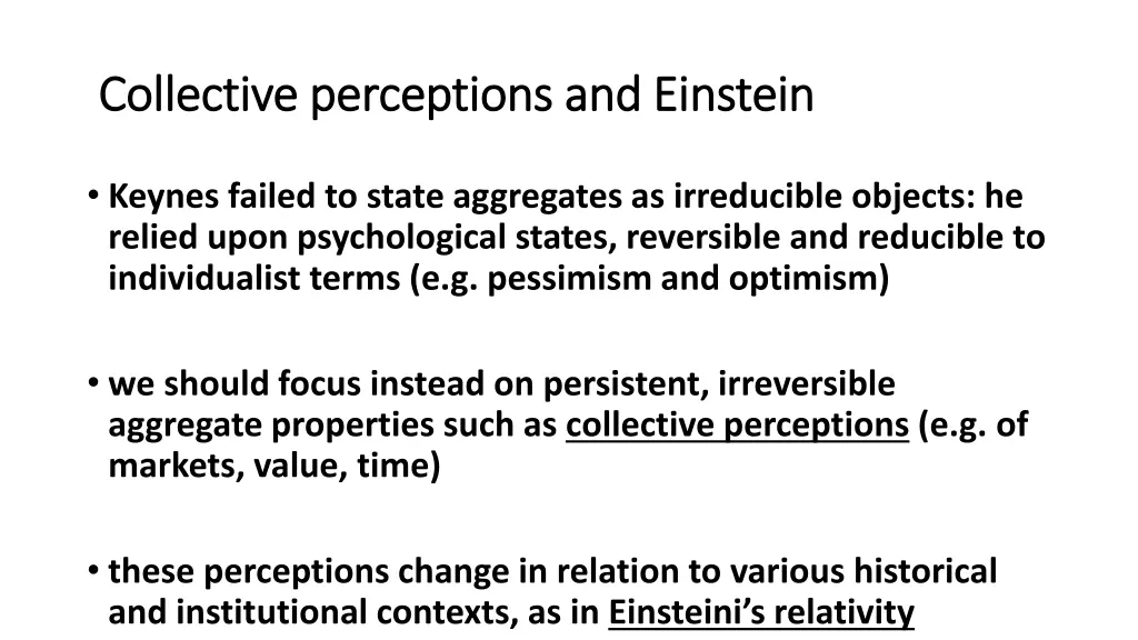 collective collective perceptions perceptions