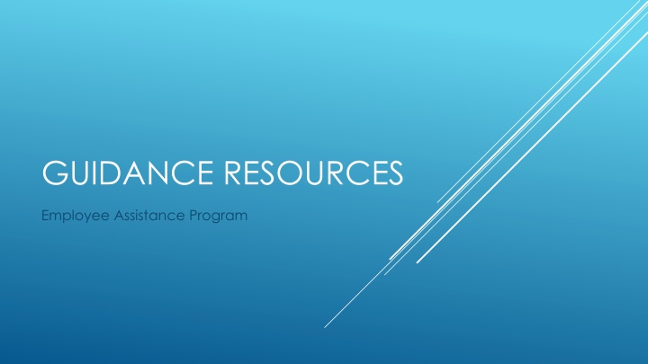 guidance resources