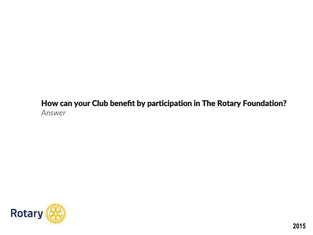 how can your club benefit by participation