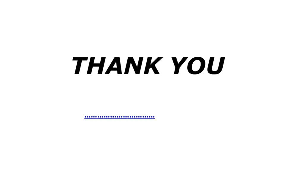 thank you