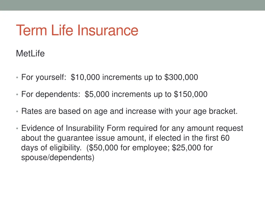 term life insurance