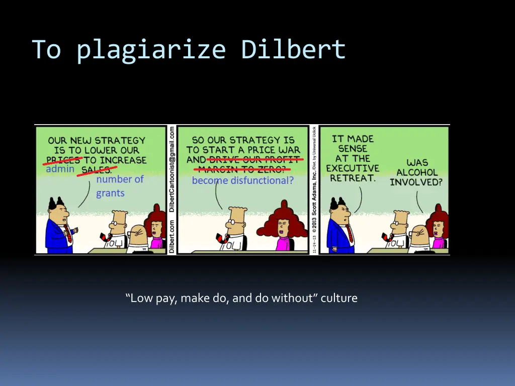 to plagiarize dilbert