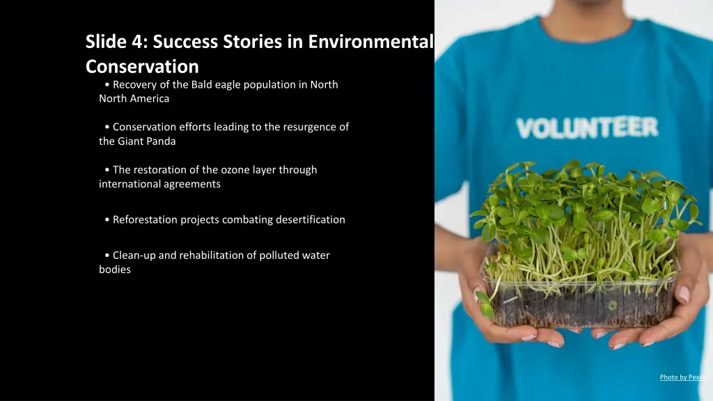 slide 4 success stories in environmental