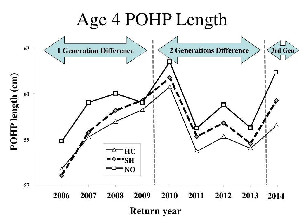 age 4 pohp length