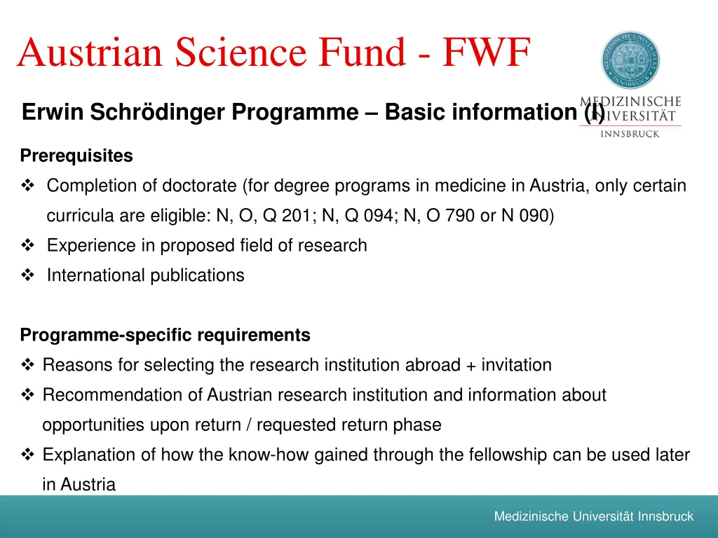 austrian science fund fwf 11