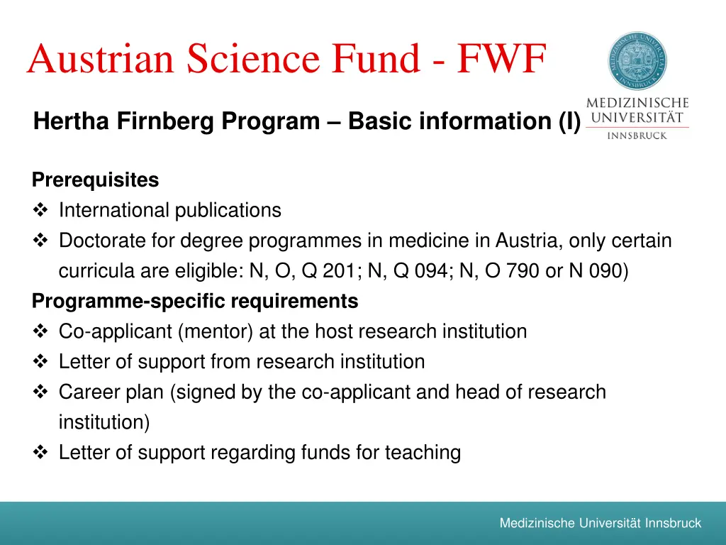 austrian science fund fwf 14