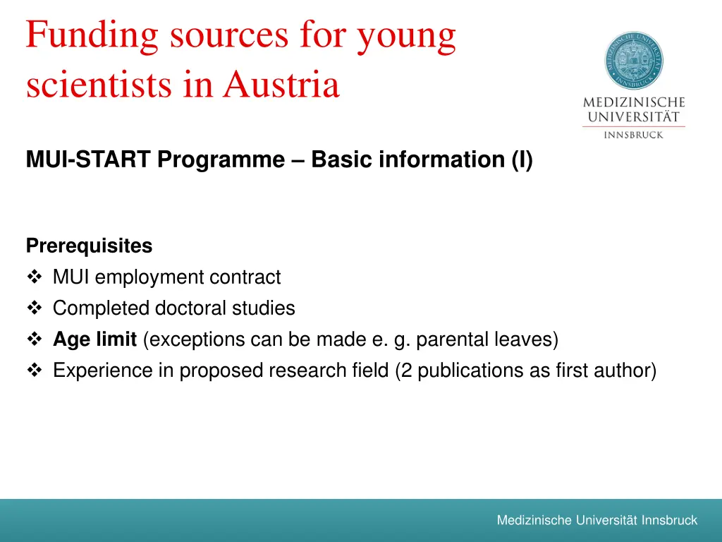 funding sources for young scientists in austria 2