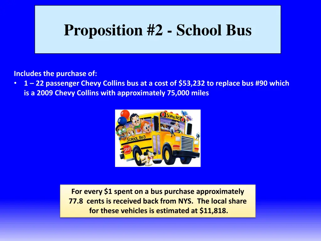 proposition 2 school bus