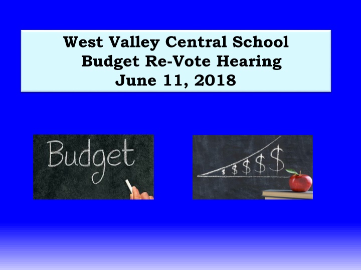 west valley central school budget re vote hearing