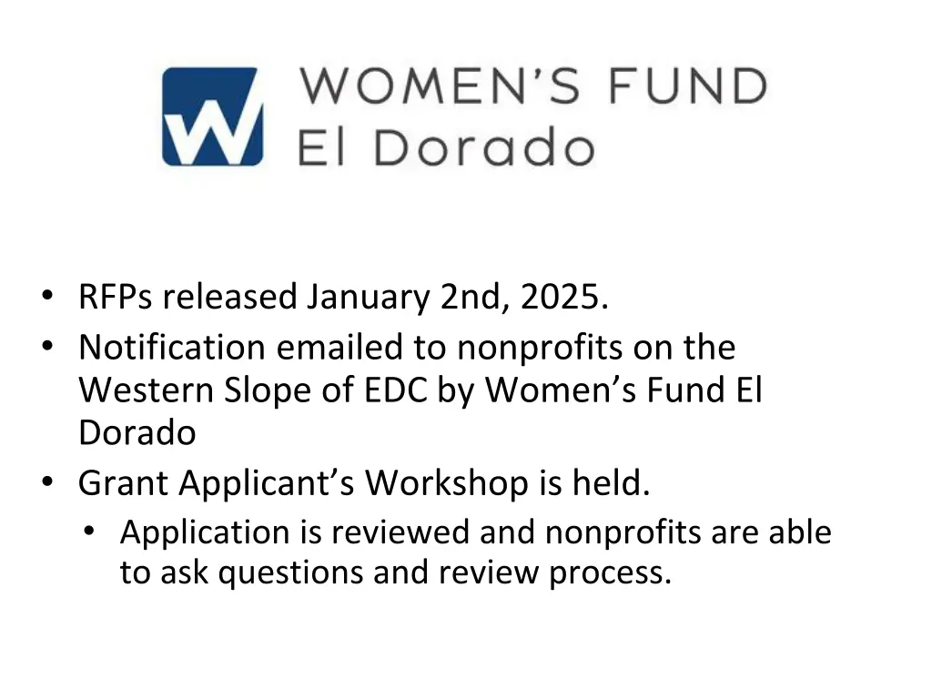 rfps released january 2nd 2025 notification