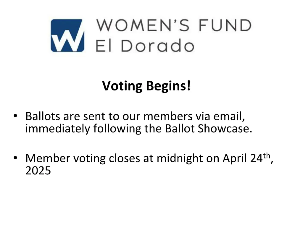 voting begins