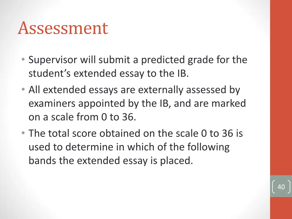 assessment