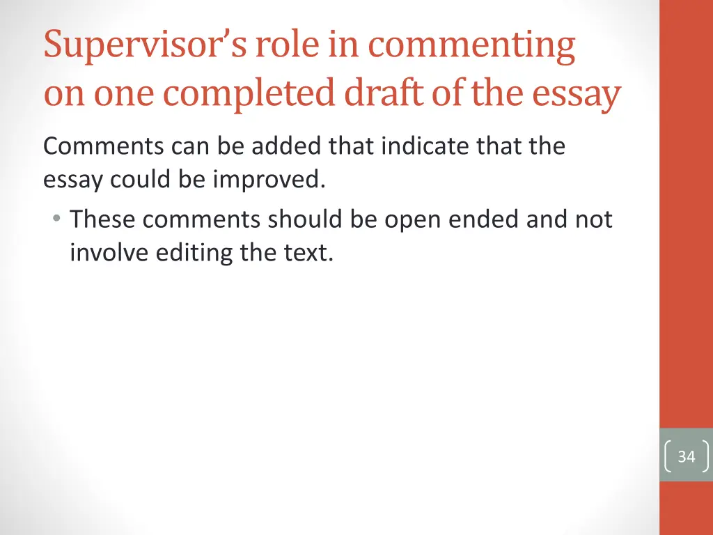 supervisor s role in commenting on one completed 1