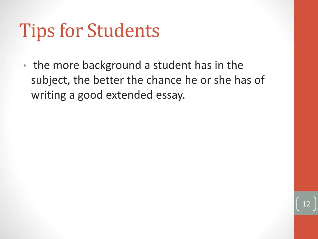 tips for students