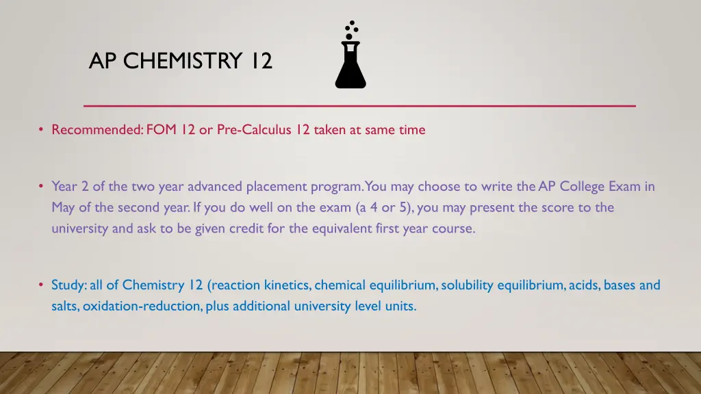 ap chemistry 12