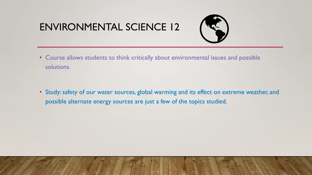 environmental science 12