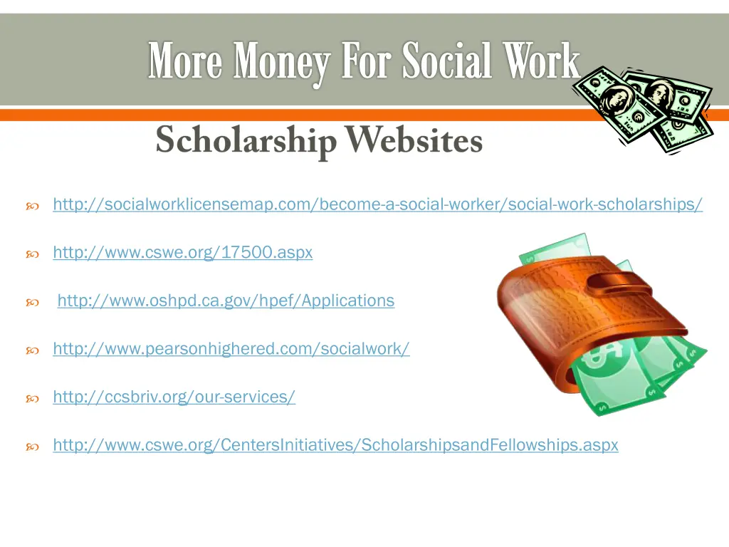more money for social work