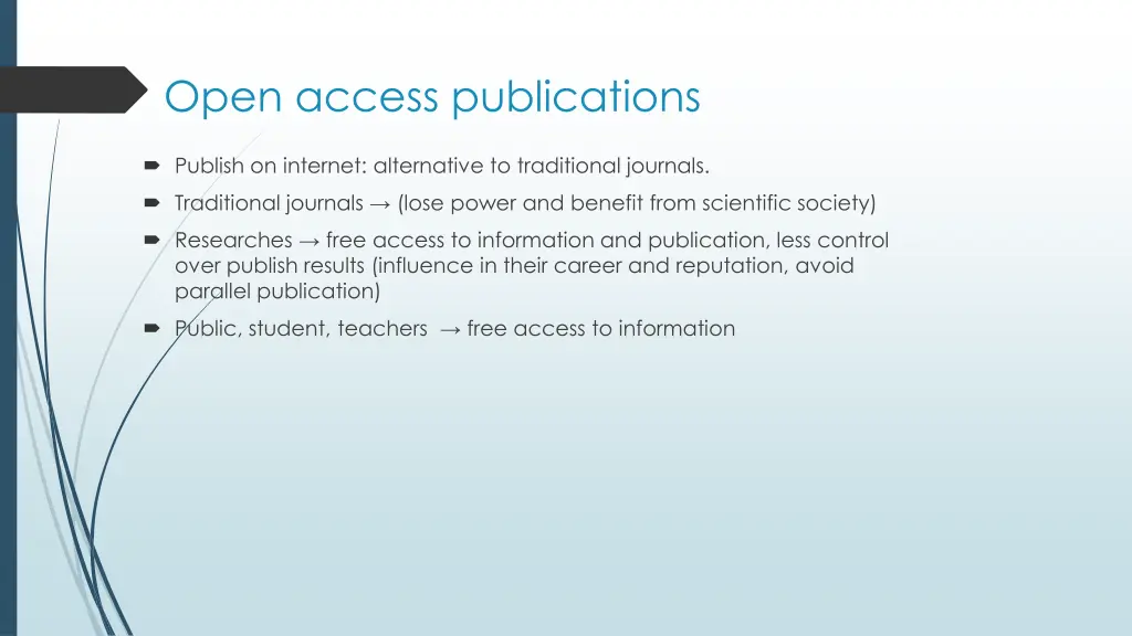 open access publications