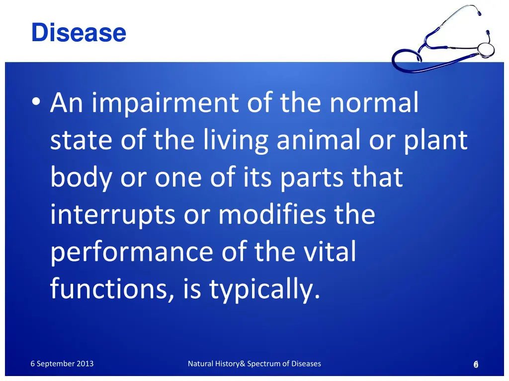 disease
