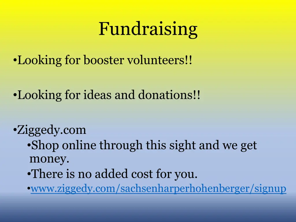 fundraising