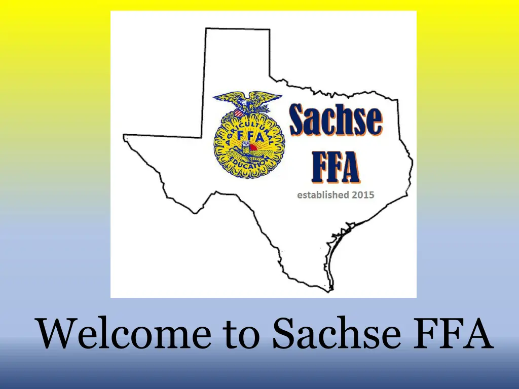 welcome to sachse ffa