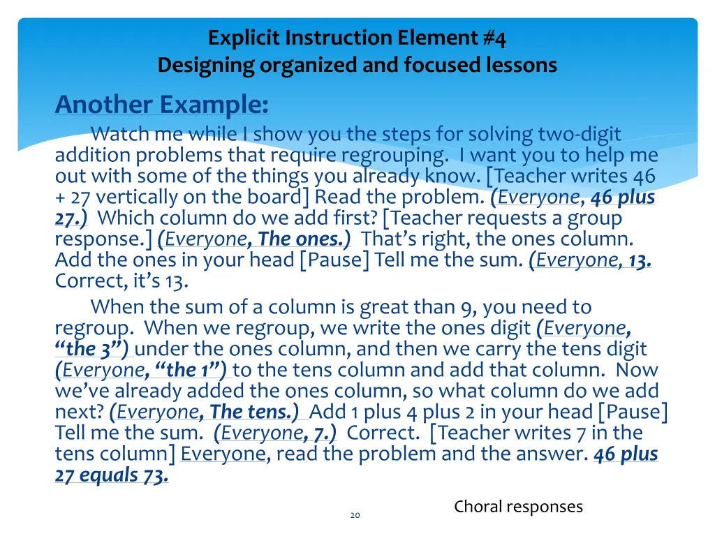 explicit instruction element 4 designing 11