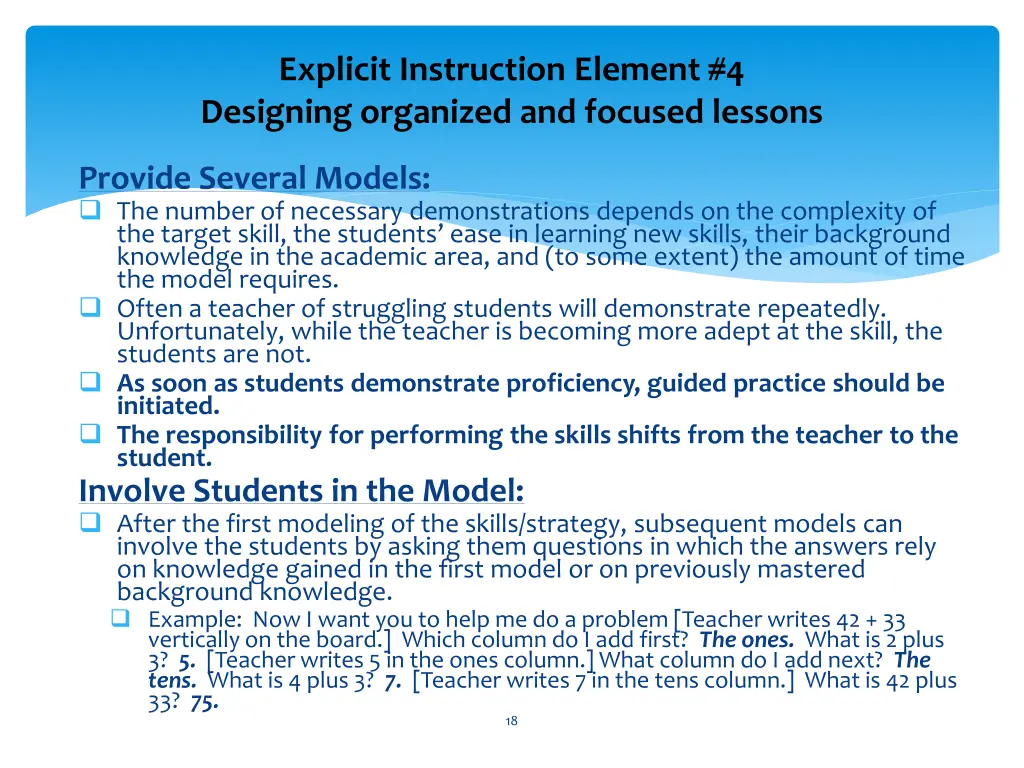explicit instruction element 4 designing 9