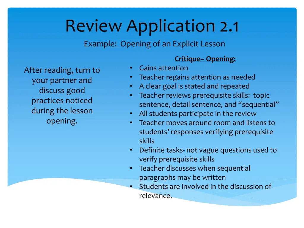 review application 2 1 example opening