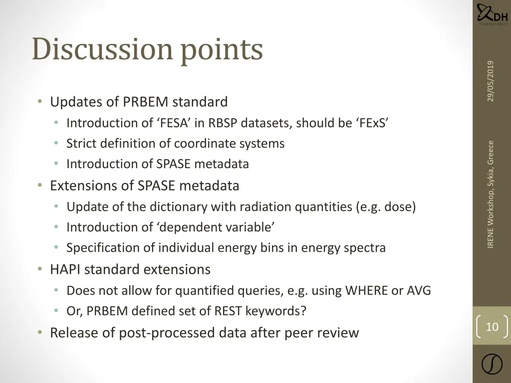 discussion points