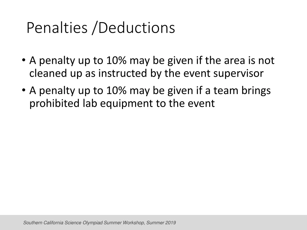 penalties deductions