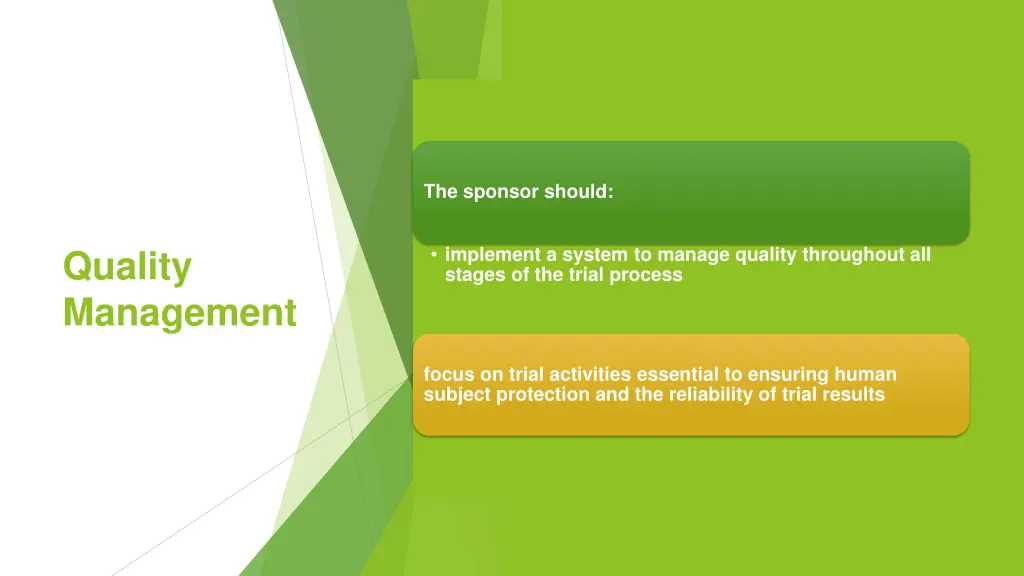 the sponsor should