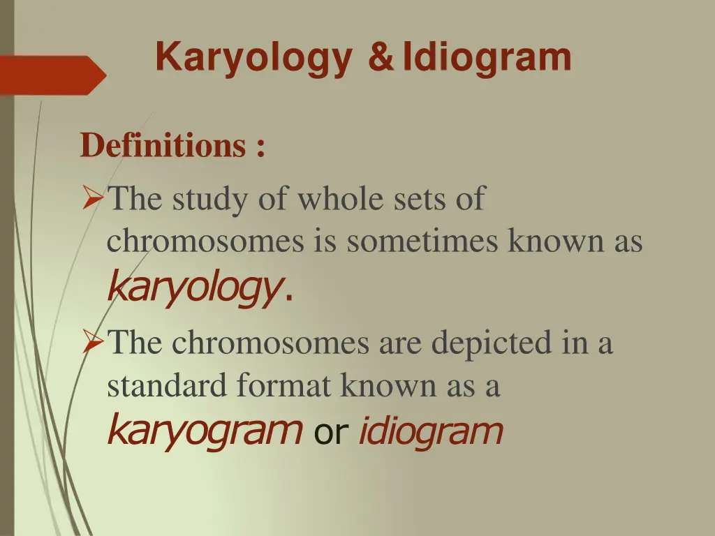 karyology idiogram