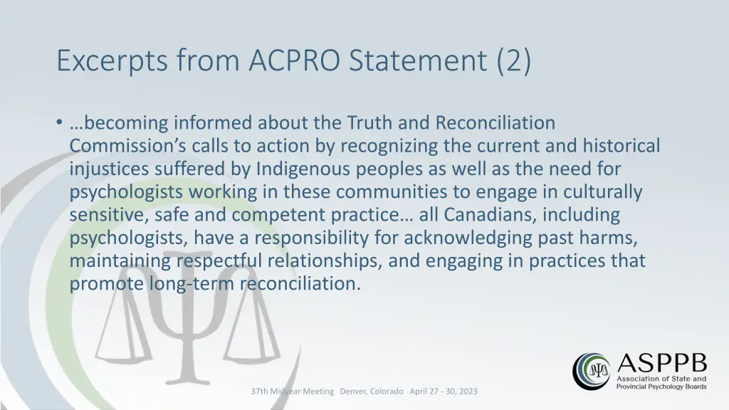 excerpts from acpro statement 2