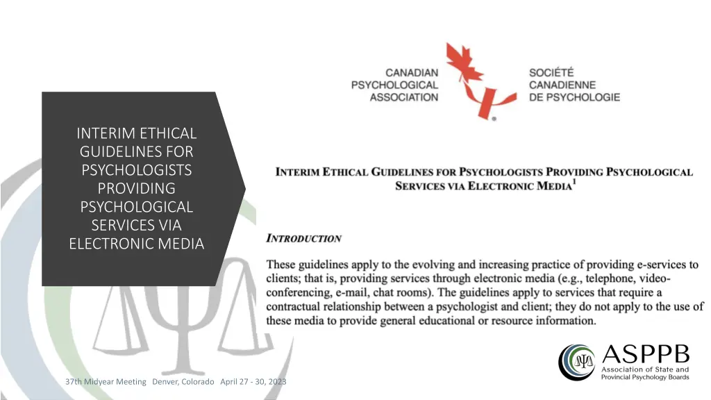 interim ethical guidelines for psychologists