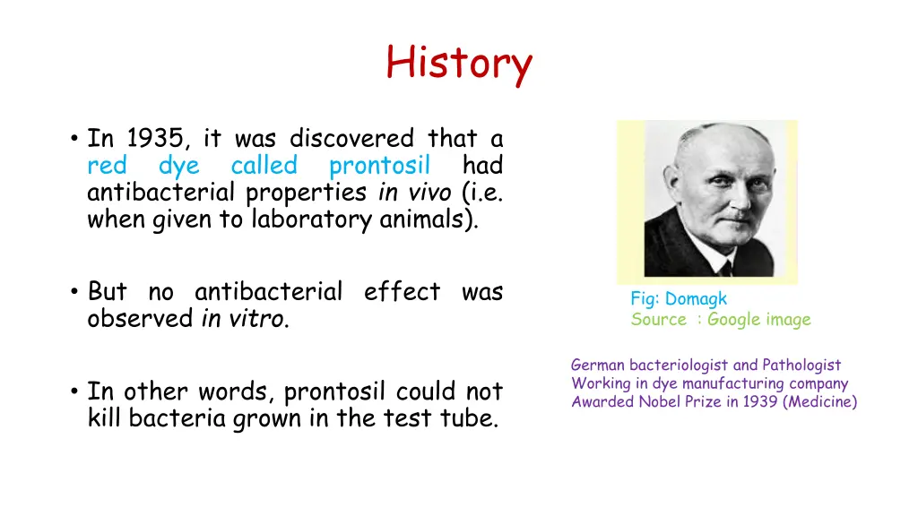 history