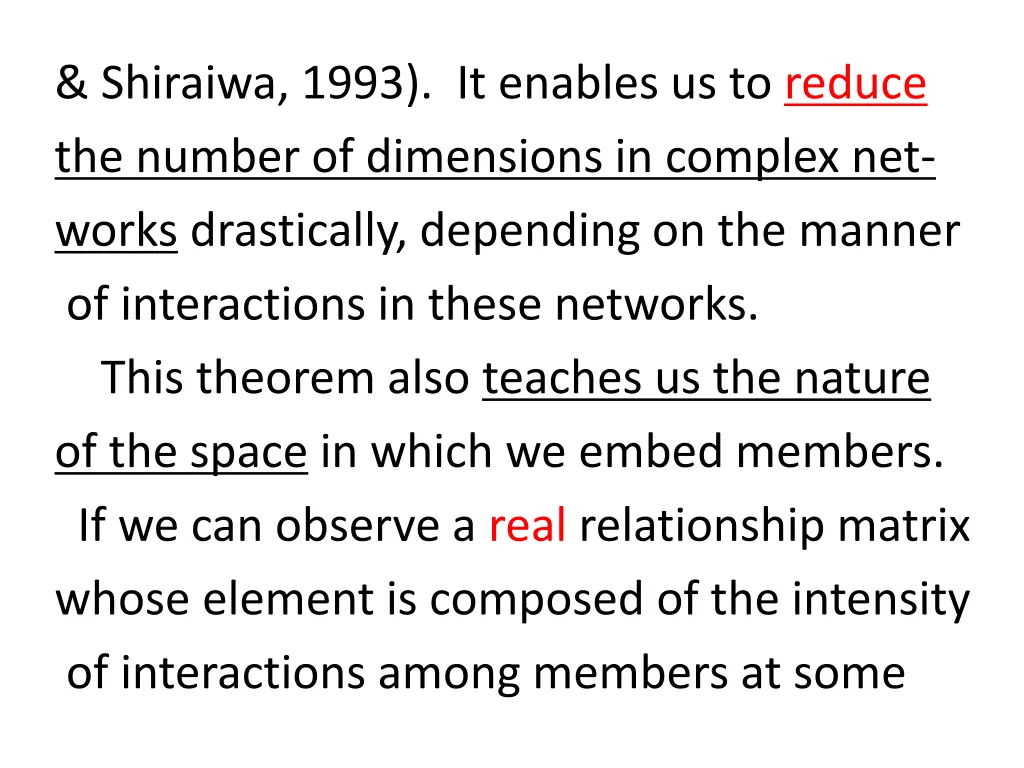 shiraiwa 1993 it enables us to reduce the number