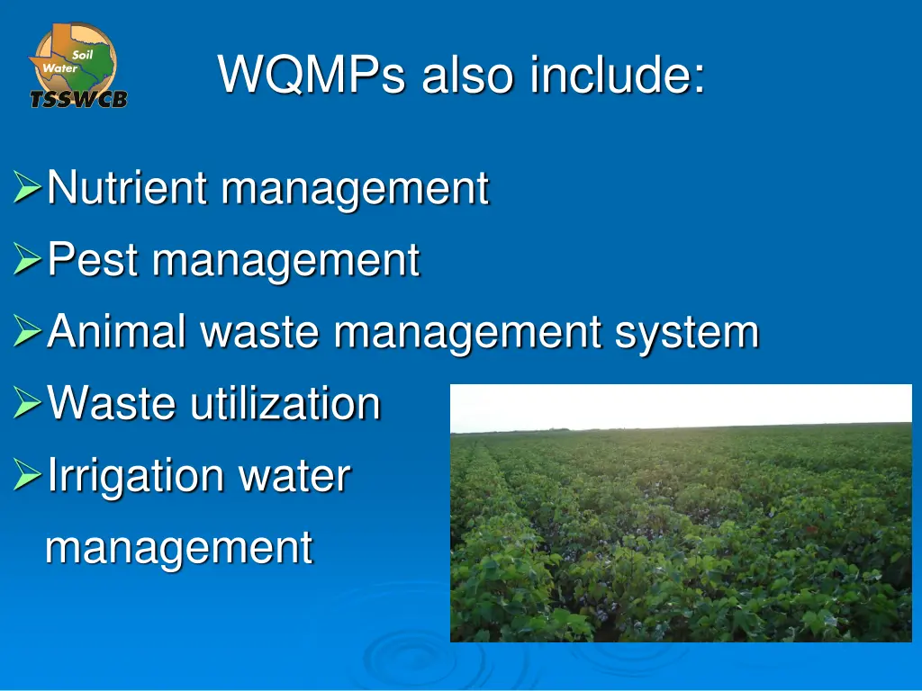 wqmps also include