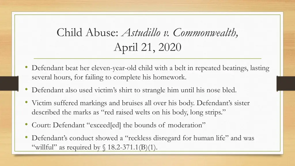 child abuse astudillo v commonwealth april 21 2020